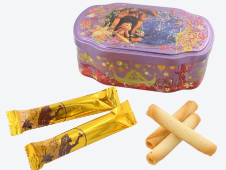 TDR - Tangled Rapunzel & Pascal Hazelnut Roll Cookie Box Set For Cheap