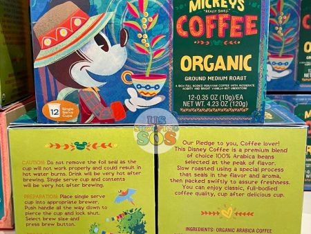 WDW - Mickey’s Coffee 12 K-Cup Pods - Organic Online Sale