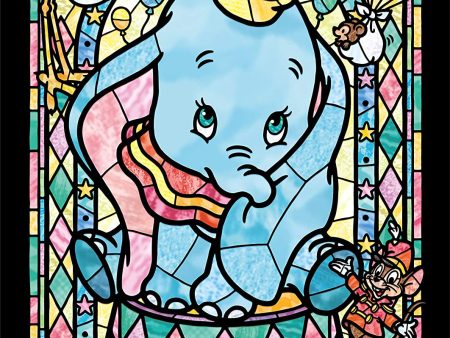 Japan Tenyo - Disney Puzzle - 266 Pieces Tight Series Stained Art - Stained Glass x Dumbo For Discount