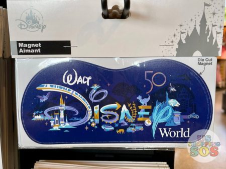 WDW - Walt Disney World 50 - Logo Die-Cut Magnet Supply