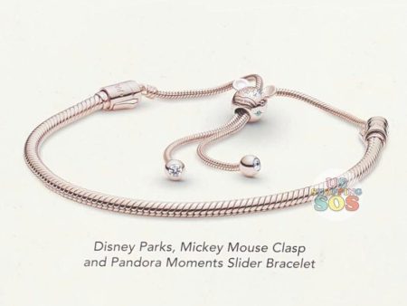 DLR WDW - Pandora - Mickey Mouse Clasp and Pandora Moments Slider Bracelet (Exclusive) Online