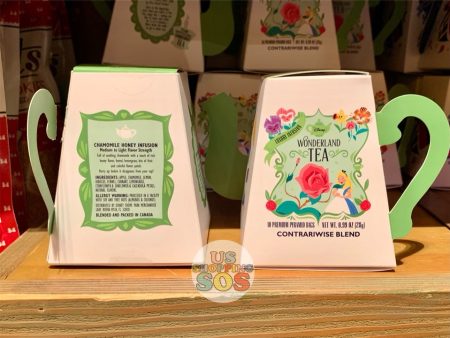 DLR - Disney Wonderland Tea - Contrariwise Blend Chamomile Honey Infusion (10 Bags) For Sale