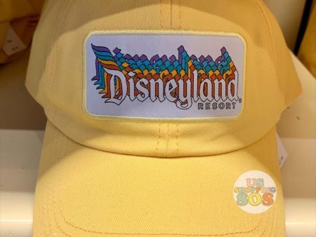 DLR - “Disneyland Resort” Retro Stack Logo Yellow Baseball Cap (Adult) Supply