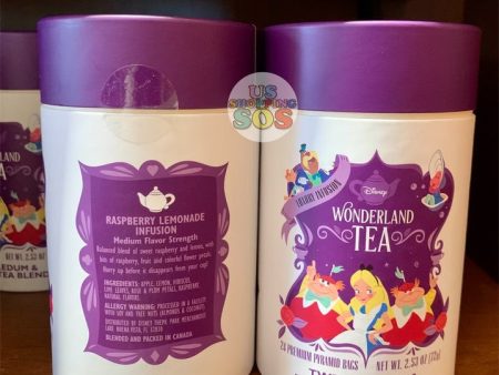 DLR - Disney Wonderland Tea - Tweedledum & Tweedletea Blend Raspberry Lemonade Infusion (24 Bags) For Cheap