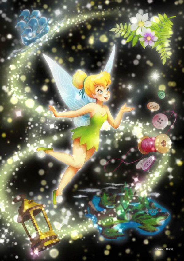 Japan Tenyo - Disney Puzzle - 266 Pieces Tight Series Stained Art - Twinkle Shower x Brightness of Pixie Dust (Tinker Bell) For Discount