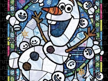 Japan Tenyo - Disney Puzzle - 266 Pieces Tight Series Stained Art - Stained Glass x Olaf Sale