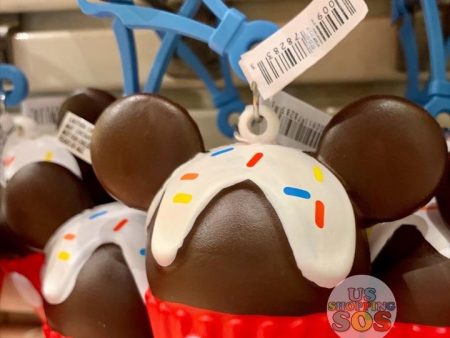 DLR - 3D Squeeze Keychain - Mickey Cupcake Online Sale