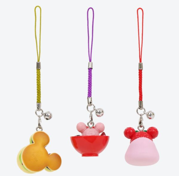 TDR - Mickey & Friends Desserts Phone Straps Set Sale