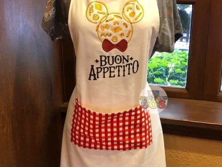 WDW - Epcot World Showcase Italy - Mickey Pasta Buon Appetito Apron For Sale