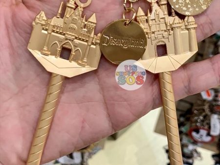 DLR - Key-Shape Keychain - Sleeping Castle with Tinker Bell Fashion